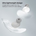 Miniatyrbillede 3 af 8: A1 Mini trådløse øretelefoner Bluetooth 5.3 i øret letvægtshovedtelefoner indbygget mikrofon, IPX5 vandtæt, fordybende premium lyd langdistanceforbindelse White