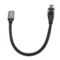 Pikkukuva 1 / 9: USB C 3.1 -urosliitin naarasliittimeen PD100W -pikalatauskaapeli 10 Gbps 4K 60 Hz:n taajuudella USB C -latauskaapeli Steam Deck -pelikonsoleille 25 cm/9,8 tuumaa
