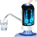 Miniatyrbilde 1 av 8: Automatisk drikkevannspumpe, USB-lading, bærbar elektrisk vanndispenser på/av-bryter, for 5 gallon (ca. 15,7 liter) universalflaske Black
