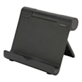 Miniatyrbilde 1 av 10: Telefonstativ Roterbar 180 Grader Foldbar Bærbar Aluminiumlegering Silikon 5kg Laste Tablet Holder Skrivebord for Kontor Svart