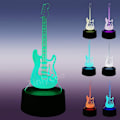 Miniatyrbild 1 av 8: Musiker Unik Musik Gitarr Modell Bas Lava 3D Visuell LED