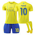 Miniatyrbillede 1 af 2: 23-24 Riyadh Victory Hjemmekamp Fodboldtrøjer Børns fodboldsæt No.10 Mane L