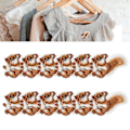 Pikkukuva 9 / 10: 12 kpl Kirjonta kangas tarrat Laukku Motiivi Applique Silitys laastarit DIY Taiteet Käsityöt Ompeleminen
