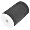 Miniatyrbild 2 av 10: 200 meter/rulle elastiskt band med hög elasticitet, multifunktionellt för skyddskläder, 6 mm bredd, svart