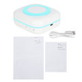 Miniatyrbillede 1 af 10: Mini Printer 200DPI Bærbar 8.8x8.5x3.7cm TypeC Termisk Printer med 800mAh Batteri (Blå)