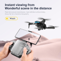 Miniatyrbilde 5 av 5: JTBBKing AE80 Drone med kamera Drone Voksen Barn Drone 1080P Drone med kamera Live Video FPV Helikopter Høydehold