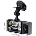 Miniatyrbild 4 av 9: Dashcam, WiFi 1080P FHD Bilskörningsinspelare, Dubbla objektiv Fram och Inuti Kameror HD med Nattseende& G-sensor&Parkeringsövervakning&Loop-inspelning&Rever