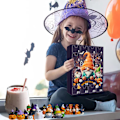 Miniatyrbillede 3 af 4: 2024 Ny Halloween Nisse Adventskalender - 24 Dages Halloween Nedtælling - Søde Mini Nissefigurer Legetøj Gaver til Børn Type A