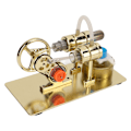 Miniatyrbillede 7 af 10: Stirling Motor Model - Lærende og udsøgt finpoleret Stirling Motor Model Videnskabeligt eksperimentlegetøj