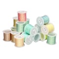 Miniatyrbilde 8 av 10: 20 stk 6 tråder broderigarn håndvevd tau spesial symfoni grønn gul polyester symaskintrådsett