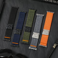 Miniatyrbild 3 av 6: Fallskärmsremmar för Apple Watch Ultra 2 Armband 49mm 45mm 46mm 44mm 42mm 40mm 41mm Correa Armband IWatch Serie 10 9 8 7 6 3 SE orange 42/44/45/46/49mm