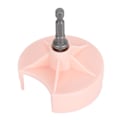 Miniatyrbillede 10 af 10: Strikmaskineadapter Hurtigstrik Udskiftelig Hækle Maskineadapter med Hex Bit DIY Nåle Hækle Boremaskine Tilbehør Pink