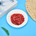 Pikkukuva 6 / 9: 50G DIY PVC ei-reikäinen pyöreä paljetti lavahäät vaatteet tarvikkeet lisävarusteet (punainen 5mm)