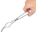 Miniatyrbillede 3 af 7: Rustfrit stål digel tang klemme bægerholder med flyklasse nitte(250mm/9.84in)