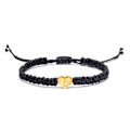 Miniatyrbild 1 av 3: Wekity 18K Guld Initial A Bokstav Hjärta Charm Armband för Kvinnor