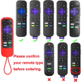 Miniatyrbild 2 av 6: Fjärrkontrollskydd för Roku Steaming Stick/Voice/Express/Premiere Fjärrkontroll - Silikonfodral Kompatibel med TCL Roku Smart TV Fjärrkontroll med Röststyrning Repla Red