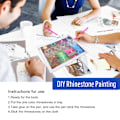 Pikkukuva 4 / 10: DIY-käsintehty timanttimaalaus ristipistokirjailusetti seinäkoristeluun
