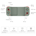 Miniatyrbillede 7 af 7: Bluetooth-controller til iPhone, Android, direkte afspilning, lav latenstid, telefoncontroller-gamepad-joystick til Galaxy S23 S22 S21 20 Ultra, iPhone 14 13 1 Green