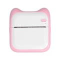 Miniatyrbillede 2 af 10: Termisk printer Bluetooth direkte forbindelse USB opladning 203DPI 1000mAh bærbar mini billedprinter med pink printpapir