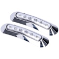 Miniatyrbilde 6 av 11: 10-30V 6LED Side Tail Light Lysindikatorlampe IP68 Beskyttelse for Biler Lastebiler Tilhengere Bobiler Hvit