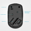 Miniatyrbild 4 av 4: Trådlös Bluetooth tyst mus multi-enhet trådlös Blueto