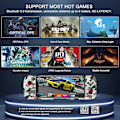Miniatyrbillede 6 af 8: Bluetooth-controller til iPhone, Android, direkte afspilning, lav latenstid, telefoncontroller-gamepad-joystick til Galaxy S23 S22 S21 20 Ultra, iPhone 14 13 1 Camouflage