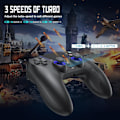Miniatyrbillede 7 af 8: Trådløs controller til PS-4, Game Controller kompatibel med PS-4/Pro/Slim/PC, Gamepad Joystick med dobbelt vibration/6-akset gyrosensor/touchpanel/RG