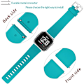 Pikkukuva 3 / 6: Älykellon ranneke sopii Fitbit versa älykellolle, versa 2 ja versa Lite se -kelloille naisille ja miehille (Turkoosi-S)