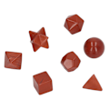 Miniatyrbild 6 av 10: 7 st chakra kristaller utsökta geometriska kristallstenar chakra healing kristaller kit för meditation hem inredning röd