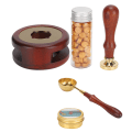 Miniatyrbilde 6 av 6: Voksforseglingsstempelsett gaveeske forsegling voks DIY retro dekorere dedikerte håndverksverktøymodell B