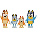 Miniatyrbild 5 av 11: Bluey Figur 4-pack - Familjepaket, Söta Cartoon Minifigurer Dockor Julsemesterpresenter, Överraskande Jul- och födelsedagspresenter för barn pojkar flickor