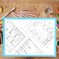 Miniatyrbilde 5 av 10: LED-lys tavle A3 lysstyrke Artcraft Tracing Light Digital Graphics Tablet for tegning