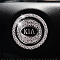 Miniatyrbilde 1 av 2: 1 stk krystall rhinestone dekorring for KIA bilmotor start/stopp, bling biltilbehør, trykk for å starte knapp, nøkkeltenning og knott bling ring