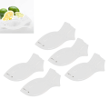 Miniatyrbillede 1 af 5: 5 stk. Manuel citronpresser - sød form - bærbar transparent frugtpresser til husholdning, restaurant og cafe Fish Shape