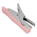 Miniatyrbilde 10 av 10: Håndholdt stiftemaskin Ergonomisk frostede overflater Bærbar tangstiftemaskin Hjem Skole Kontor Bindende dokumenter Rosa