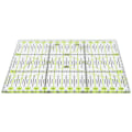 Miniatyrbilde 8 av 10: Akryl Quilters Lineal Dobbelt Fargede Rutenett Linjer Klar Merke Firkant Quilting Sy Lineal