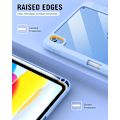 Miniatyrbilde 9 av 9: Etui til iPad (A16) 11. generasjon 11 tommer 2025, med blyantholder, slankt beskyttelsesdeksel med klar bakside, automatisk vekking/hvile blue iPad(A16)11 11（2025)