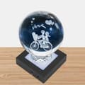 Miniatyrbillede 3 af 8: Farverig LED-lyskrystal-displaystativ type 3