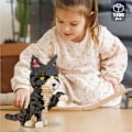 Miniatyrbillede 5 af 6: Kat Mini Byggeklodser Søde Dyr Sæt til Goodie Bags, 1300 STK Mikro Mini Byggelegetøj DIY 3D Mursten Sæt til Voksne Børn, Julegave Fødselsdag