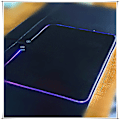 Miniatyrbillede 4 af 10: RGB Gaming Musemåtte, LED Blød Ekstra Stor Udvidet Computer Tastatur og Musemåtte, Vandtæt Skridsikker Gummibase til Gamer(31,5 x 15,7 Tommer)