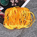 Miniatyrbillede 8 af 10: 5 stk flettet snor 2mm x 20yard polyester flettet reb til DIY smykkefremstilling (gul)