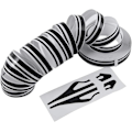 Miniatyrbillede 1 af 7: Sort Pinstripe Tape Bil Karosseri Side Stripe Dekal Talje Sticker Auto Pinstripe Tape til Biler