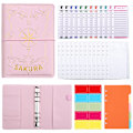 Miniatyrbild 3 av 5: Journal 6 Ring Binder Notebook PU Journal Skrivande Notebook