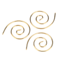 Miniatyrbillede 3 af 10: 3 stk. spiral kabel strikkepind letvægts praktisk rustfrit stål husholdning strikkepind til DIY tørklæder sjaler hatte guld