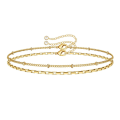 Miniatyrbild 1 av 5: Wekity Delikat Guld Armband för Kvinnor, Justerbart Skiktat Armband
