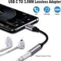 Miniatyrbilde 3 av 5: USB Type C til 3,5 mm hunn hodetelefonkontaktadapter, USB C til