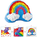 Miniatyrbilde 5 av 6: Pute DIY-sett Kunst og Håndverk Ingen Syng Required for Bursdagsgave Nybegynnere Rainbow Cloud