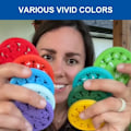Pikkukuva 7 / 9: Matemaattiset fidget-spinnerit, matemaattisten tosiasioiden fidget-spinnerit, fidget-spinneriä käytetään yhteenlasku-, vähennyslasku-, kerto- ja jakolaskupelien oppimiseen An entire set 18 PCS