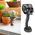 Miniatyrbillede 1 af 5: Kranium Planter Rygsøjle Stativ Sæt Innovativt Utsøgt Dekorativt Håndmalet Resin Skelet Blomsterpotte til Hjem Have Black