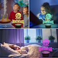 Miniatyrbillede 5 af 8: Basketball 3D Illusion Lampe, Attivolife Fjernbetjening med 16 Farveskift